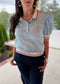 Sweet Stripe Puff Knit