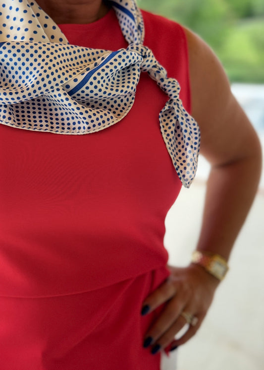 POLKA DOT SCARF