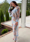 Blue Paisley Pocket Blouse