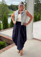 Modern Muse Side Tuck Midi Skirt