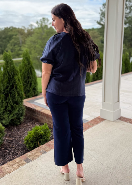 Navy Tide Comfort Pants