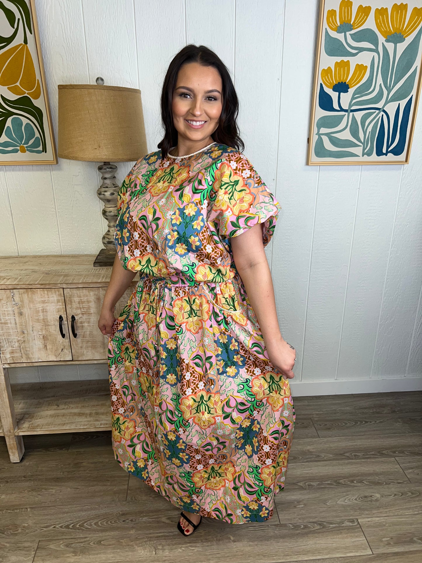 Lush Flower Print Set