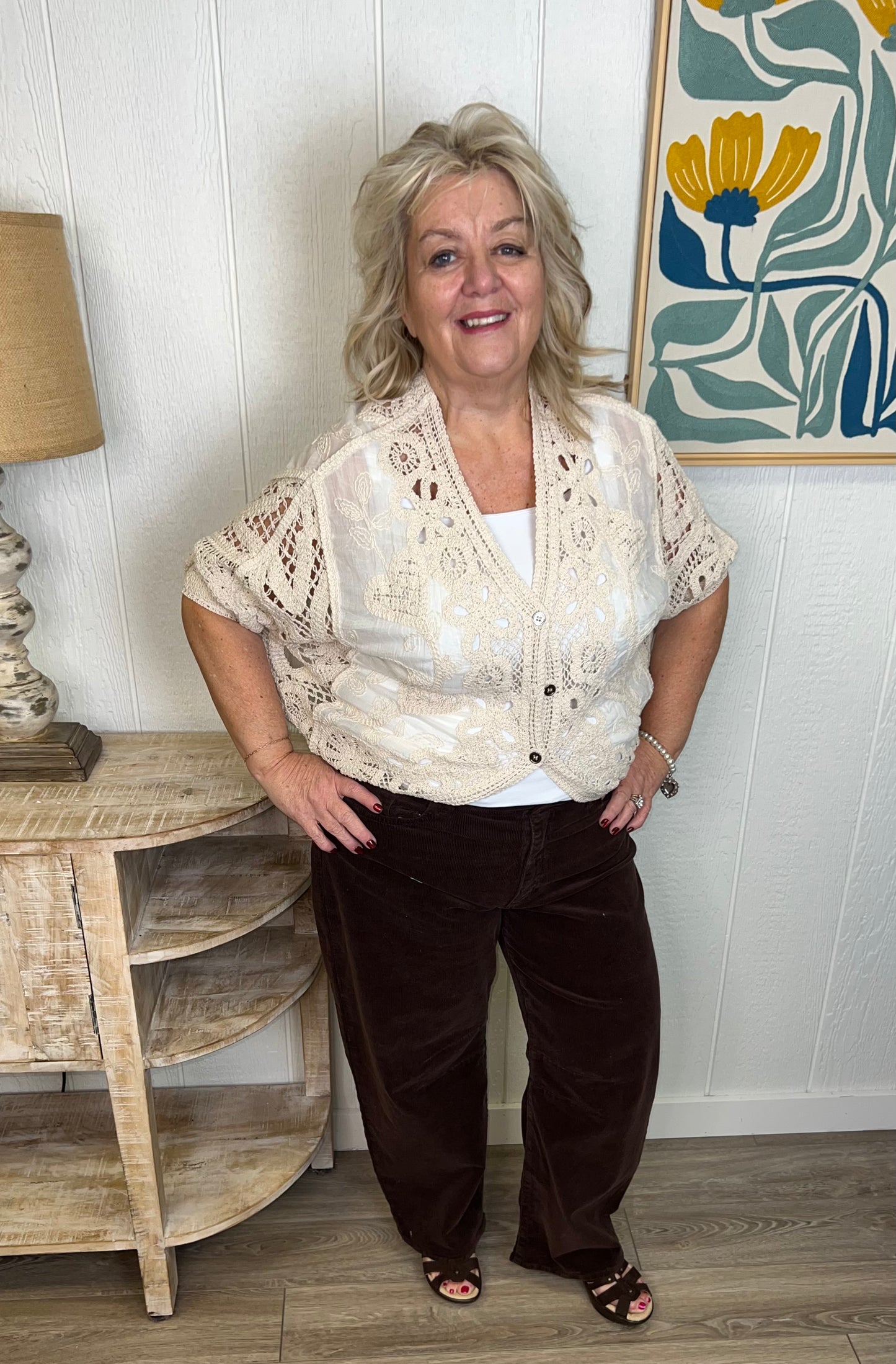 Heirloom Lace Crochet Blouse