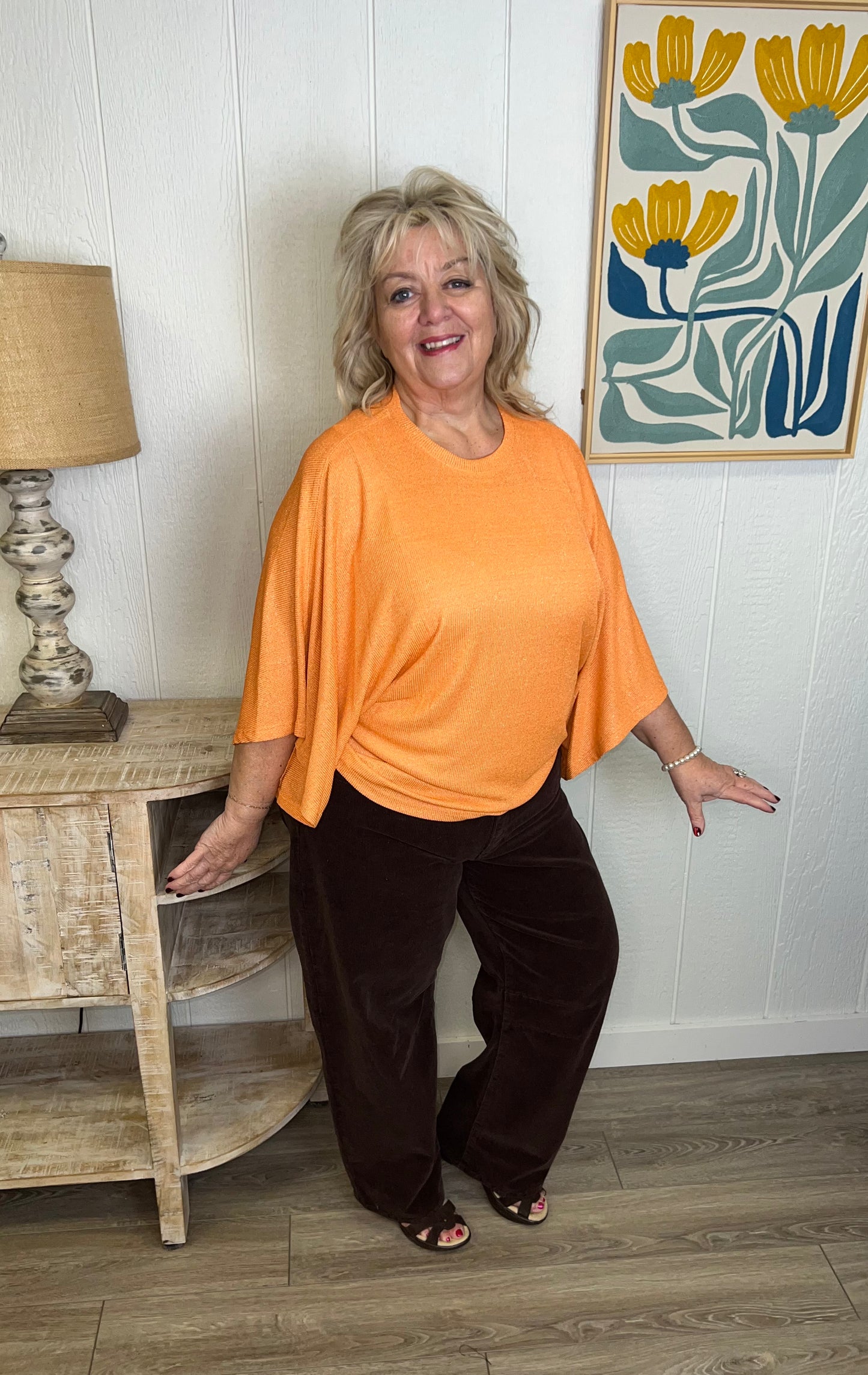 Shimmering Grace Cape Top