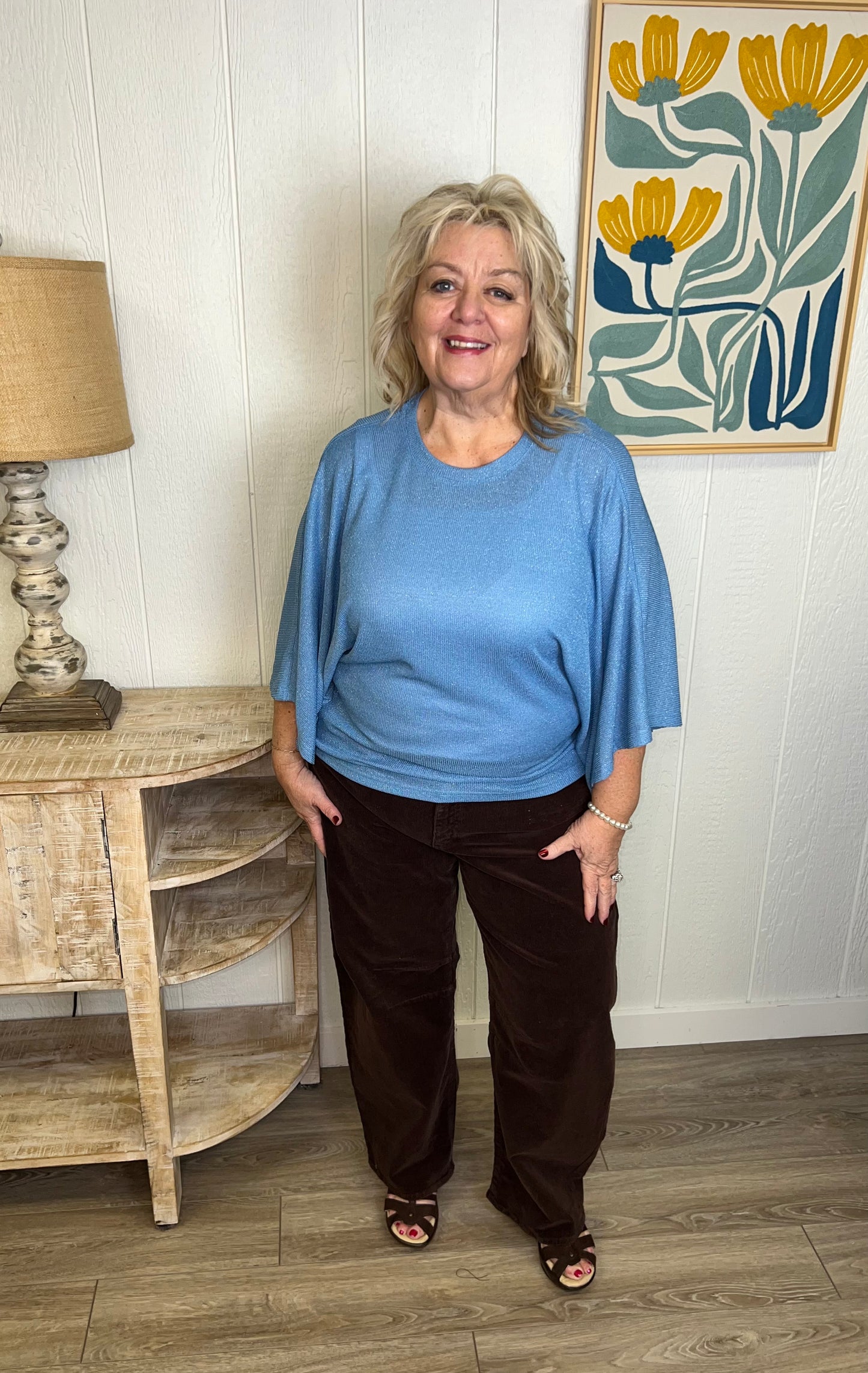 Shimmering Grace Cape Top