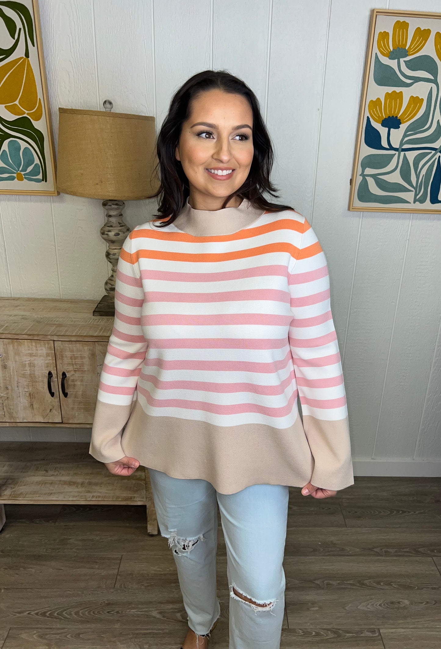 Sunset Stripe Sweater