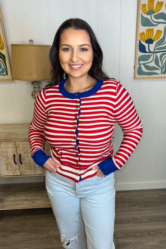 Americana Chic Cardigan