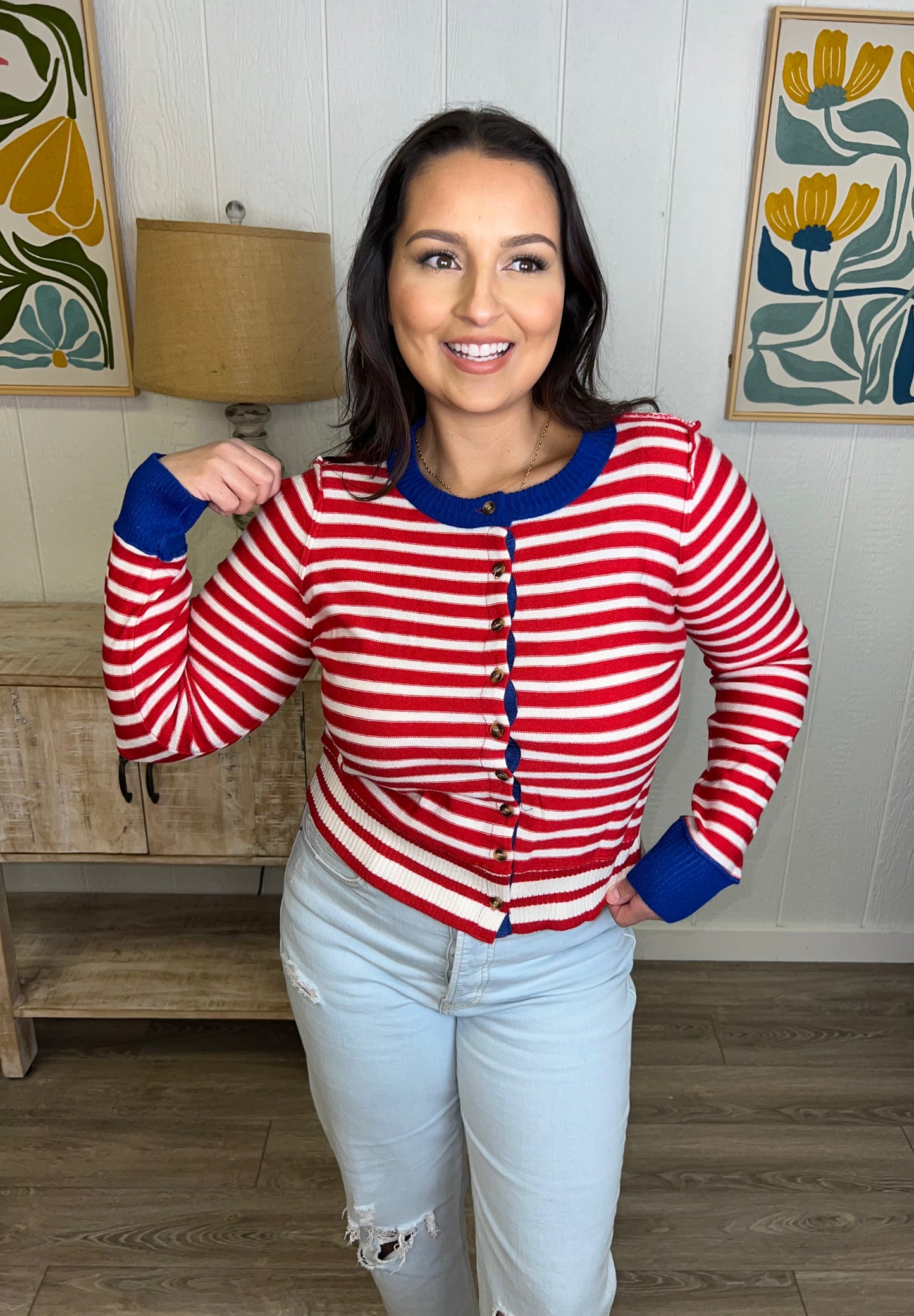 Americana Chic Cardigan