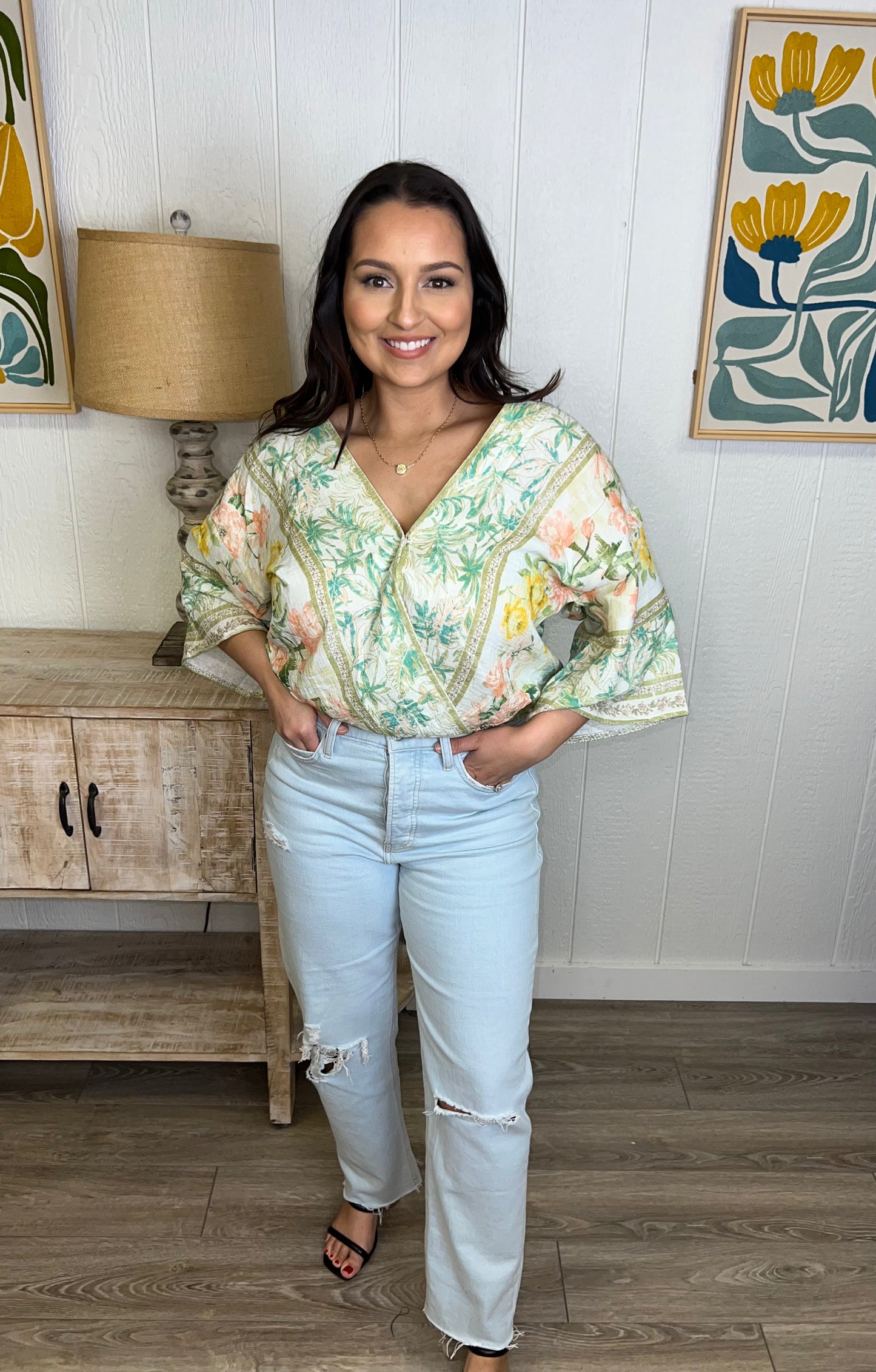 Garden Grace Kimono Top