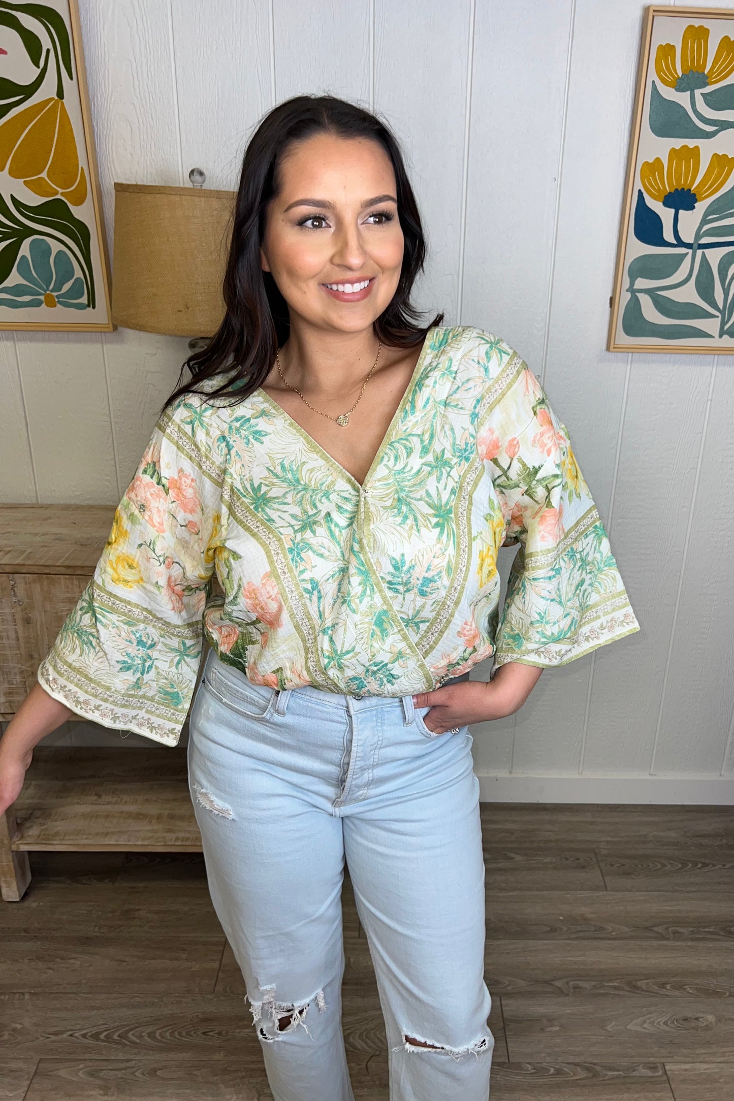 Garden Grace Kimono Top