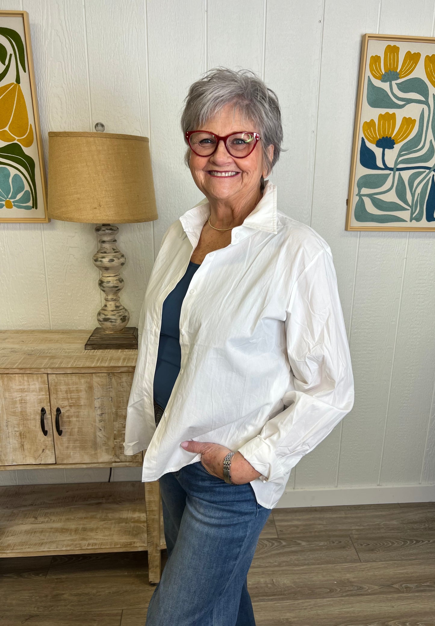 Timeless White Button Down