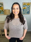 Subtle Shimmer Knit Top
