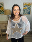 Golden Star Crochet Top