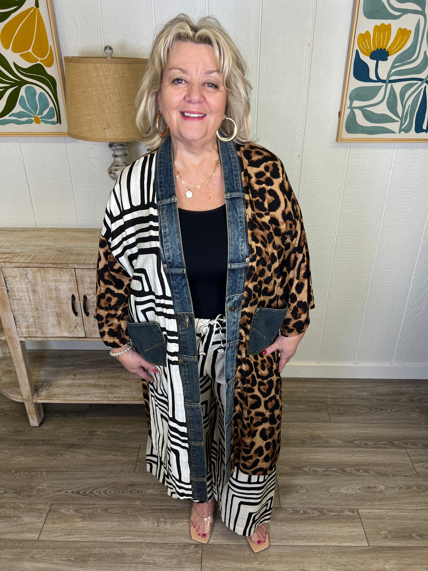 Half & Half Statement Cardigan