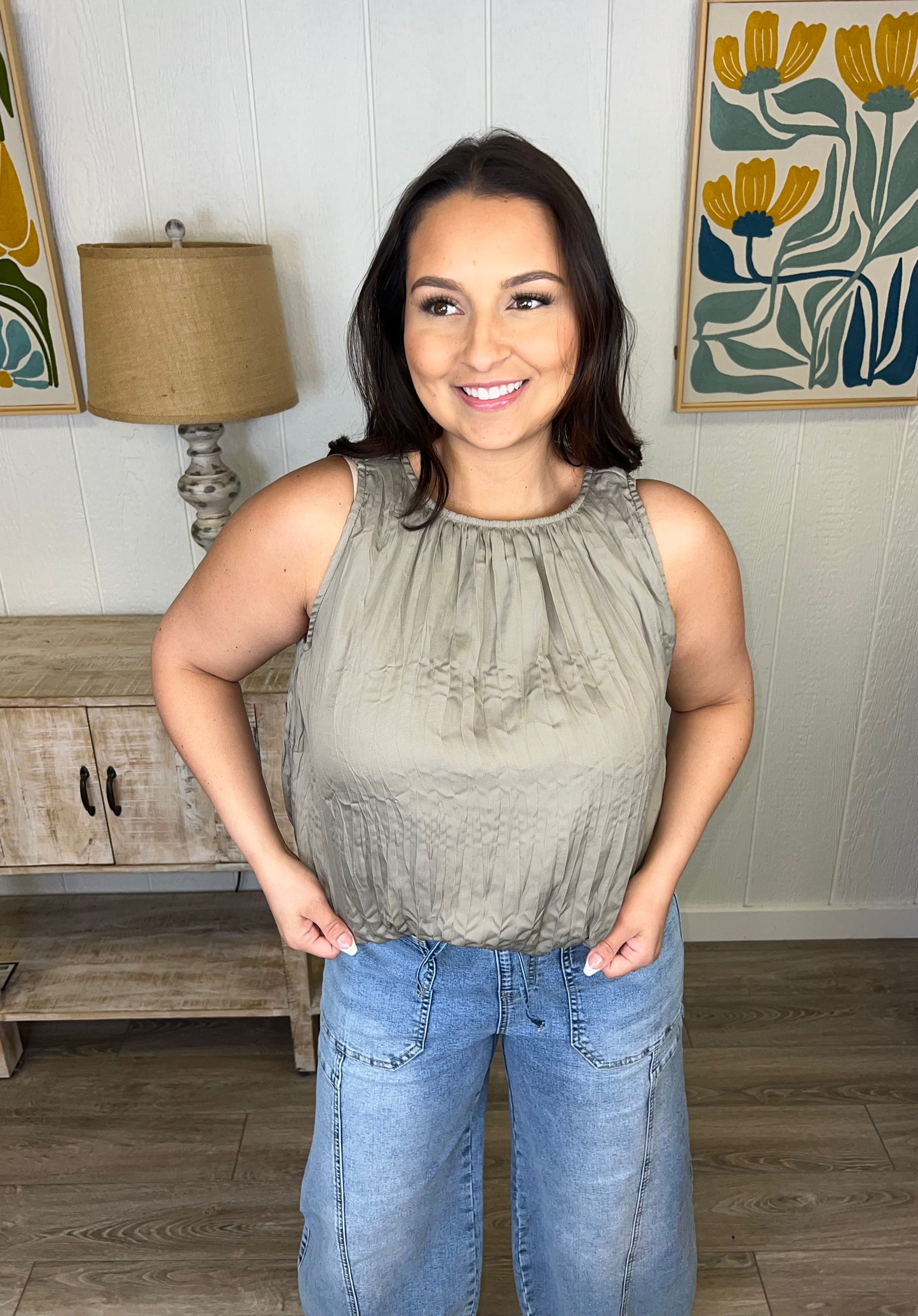 Luxe High Neck Blouse