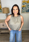 Luxe High Neck Blouse