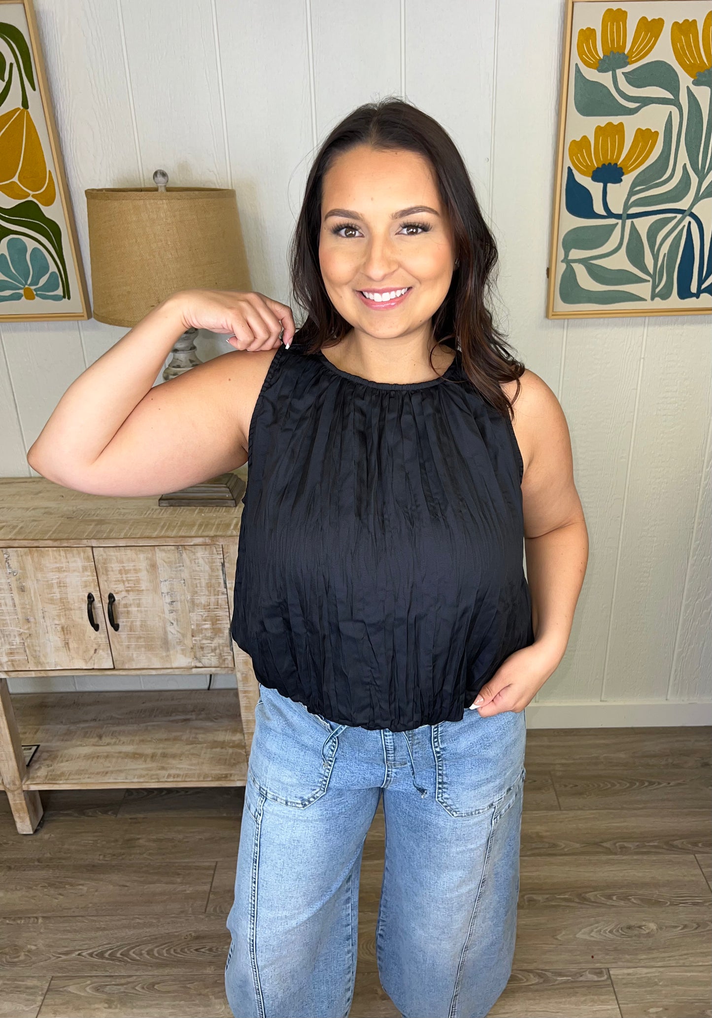 Luxe High Neck Blouse
