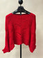 SWEATER PONCHO W/SLV (4271