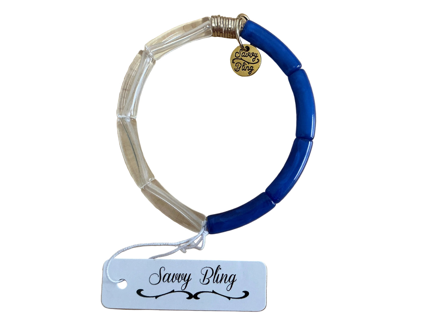 Coastal Breeze Bamboo Tube Bracelet