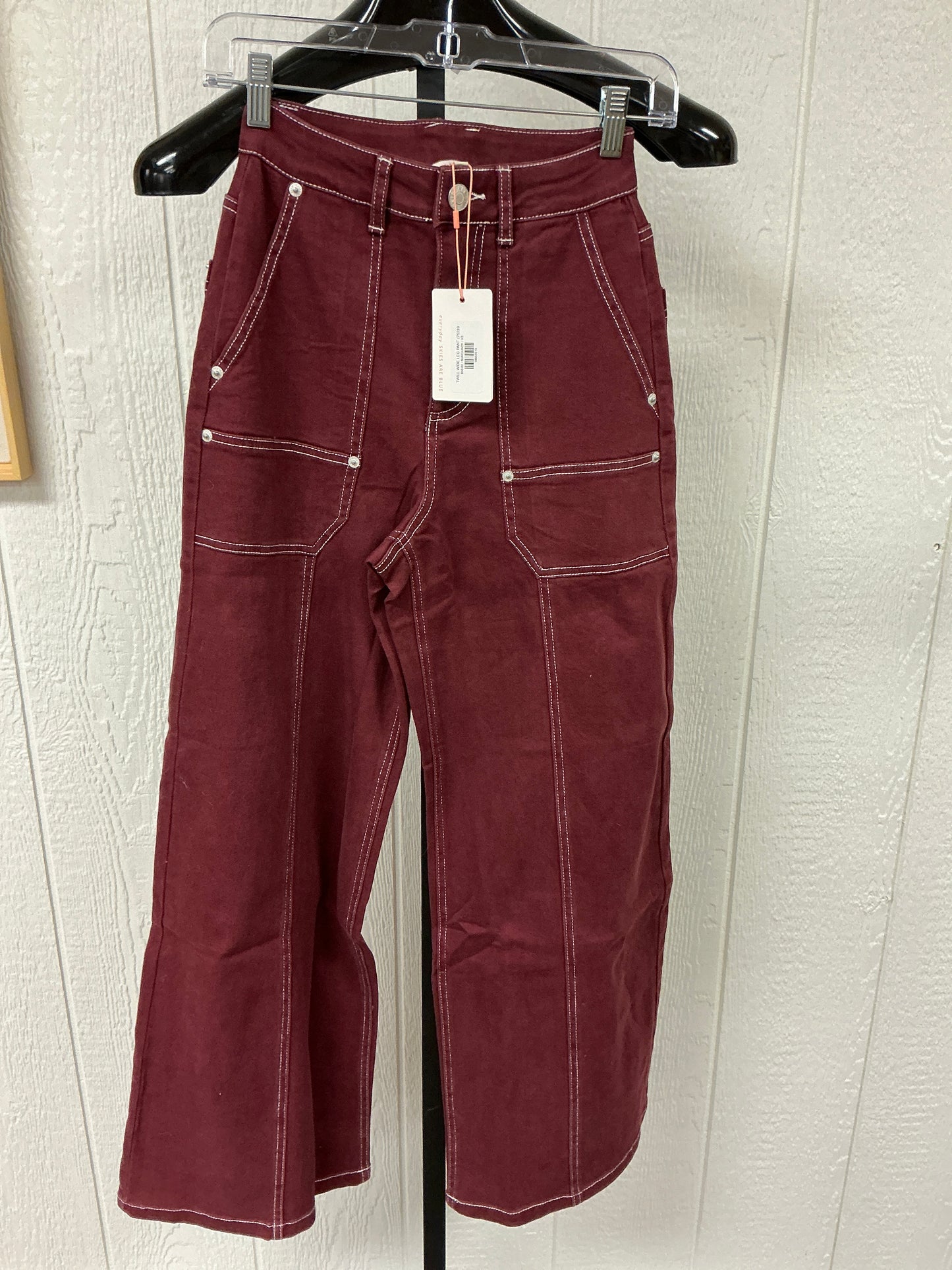 Twill Wide Leg Pant