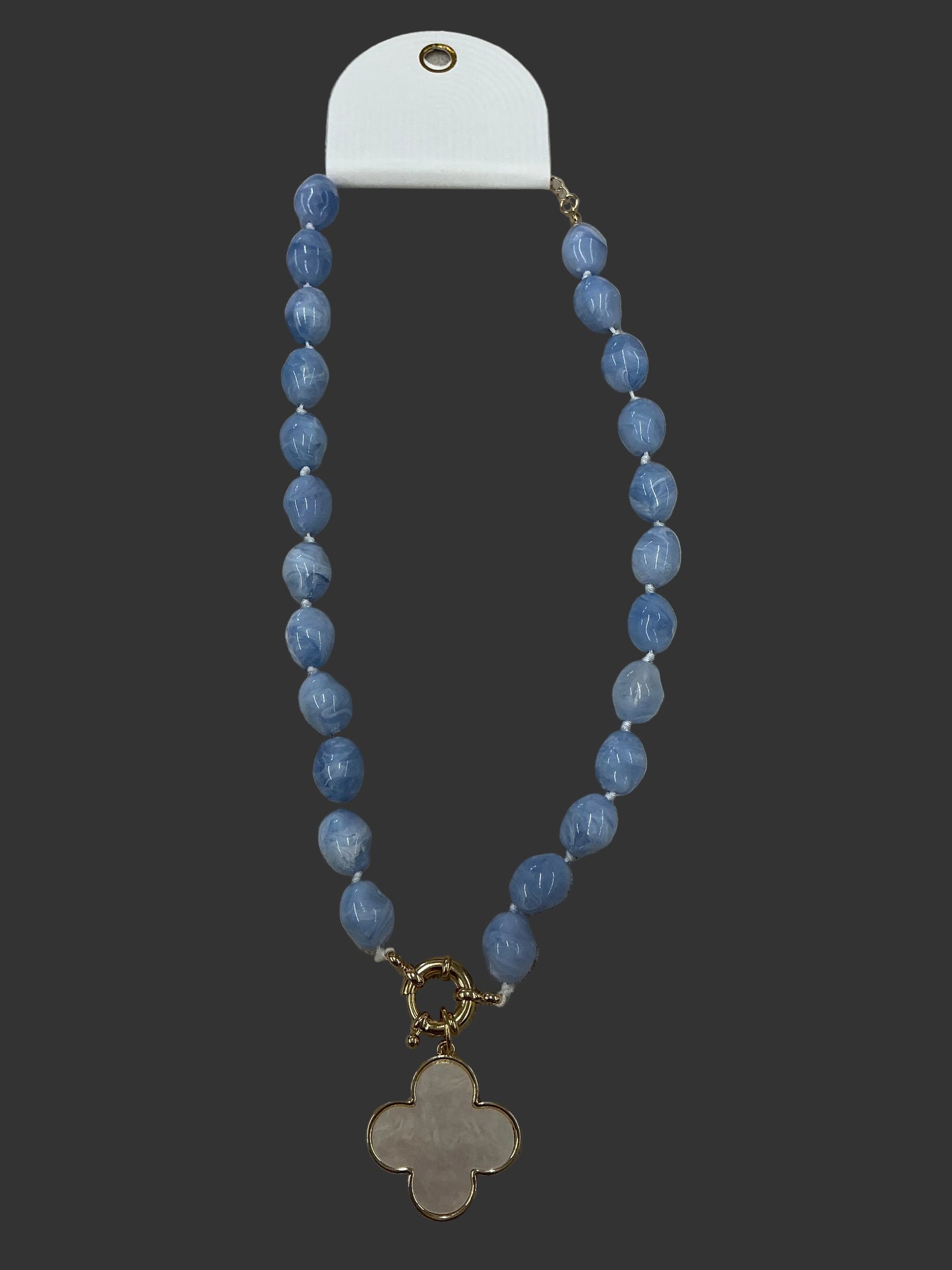 LAVENDER BEAD NCK(NN87424