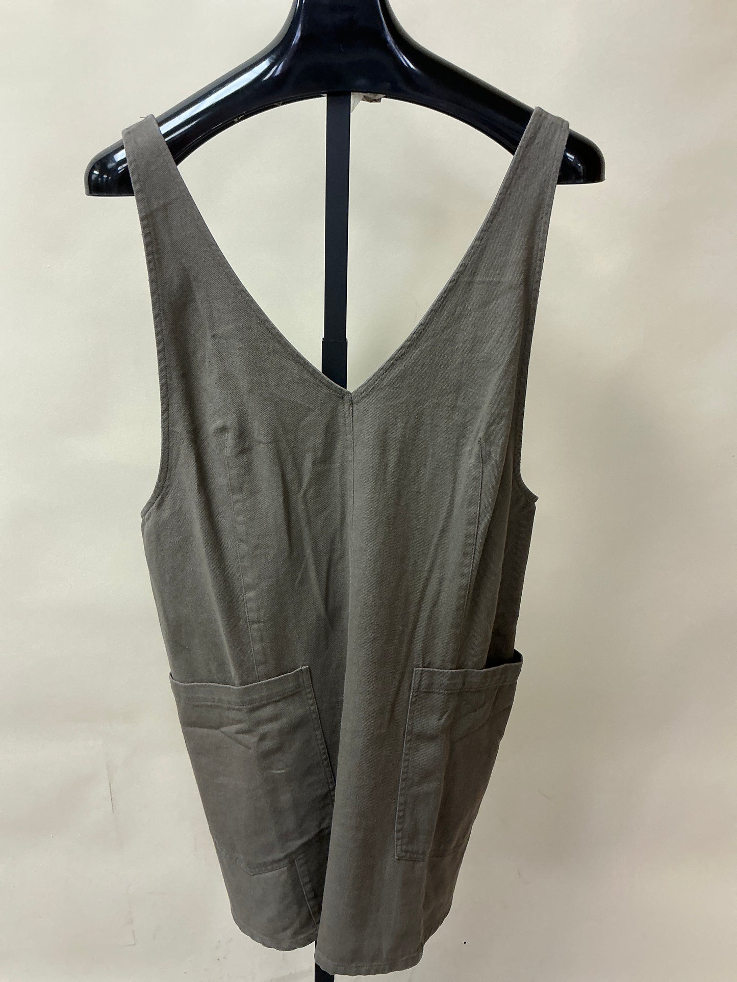 Olive Washed Denim Dress