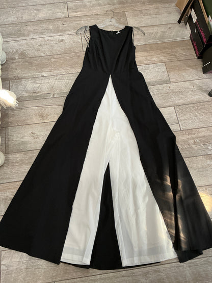 SOLID/CONTRAST JUMPSUIT (CL-HR3039