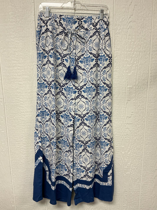 Midnight Bloom Wide Leg Pants