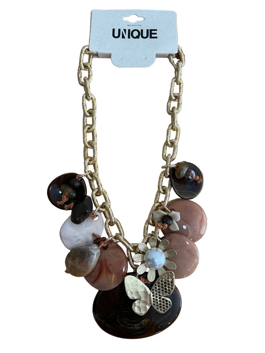 Woodland Whimsy Butterfly Bib Necklace