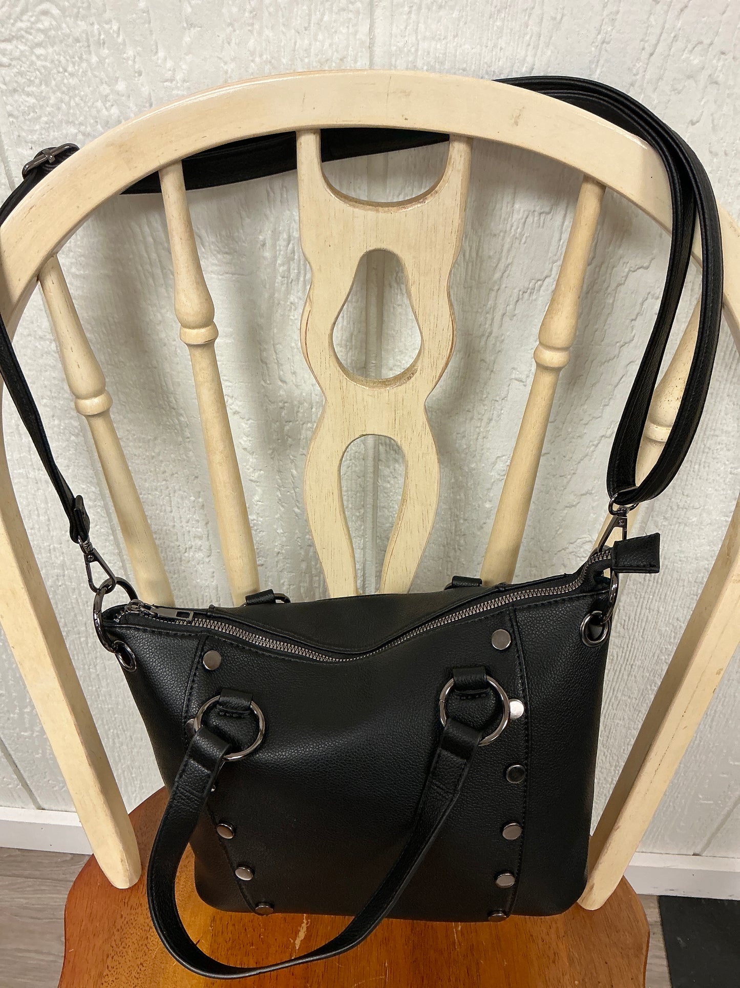 EVELYN STUDDED TOTE