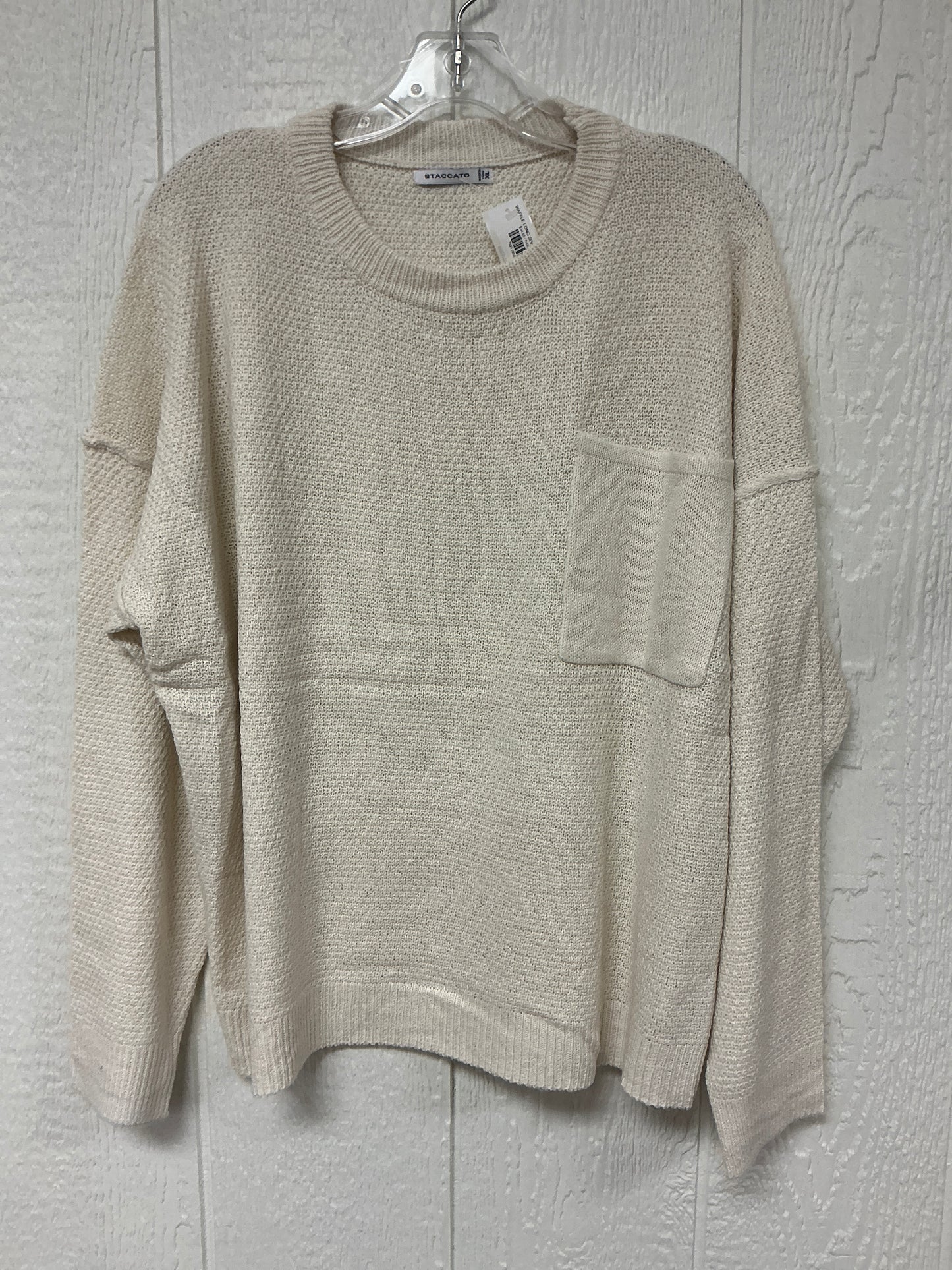 WAFFLE LONG SLV W/PKT(55587A