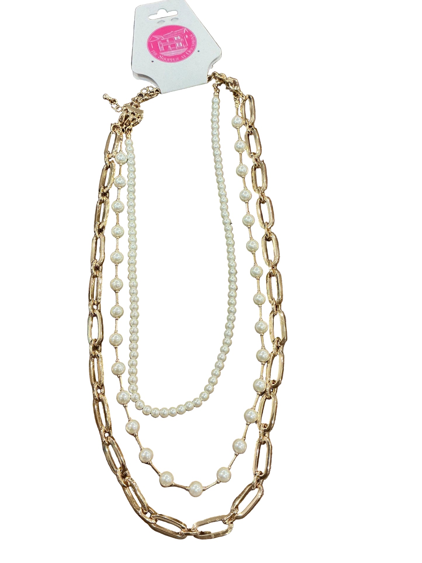 GOLD/PEARL TRIPLE NCK