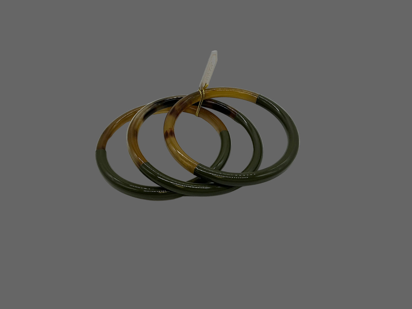 LACQUERED NATURAL BANGLE SET