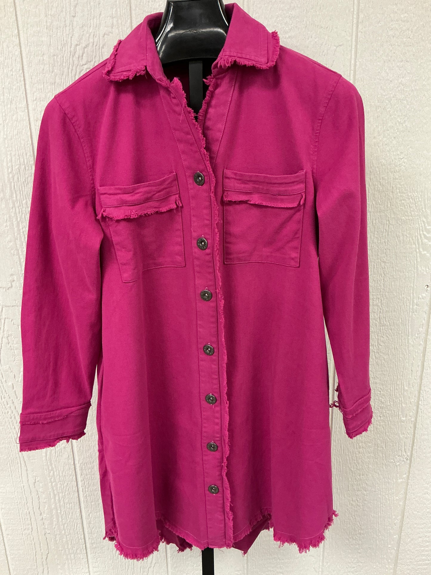 Cotton Pink Twill Dress