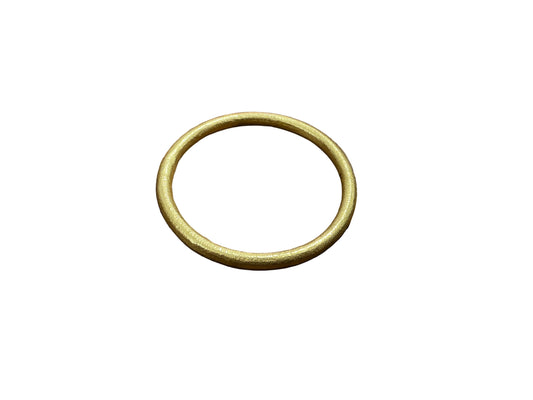 HAMMERED GOLD THICK BANGLE