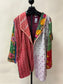 3/4 LENGTH MULTI COLOR QUILTED JKT