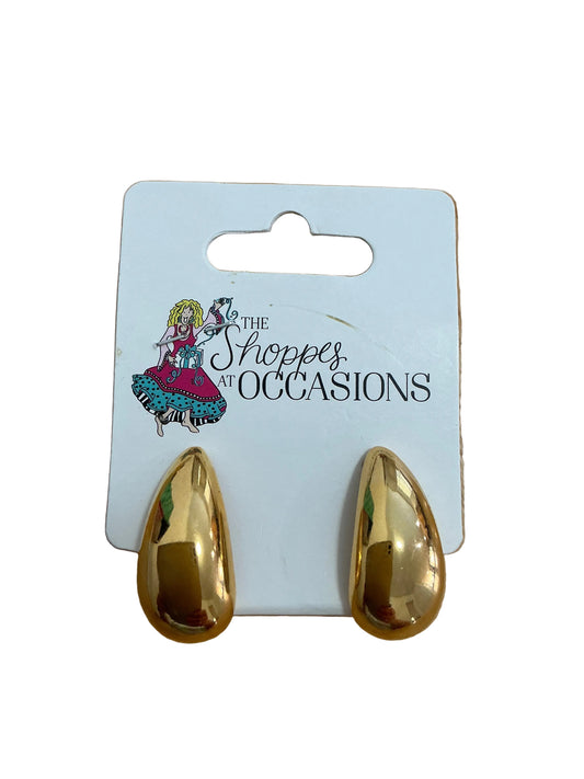 Golden Teardrop Earrings