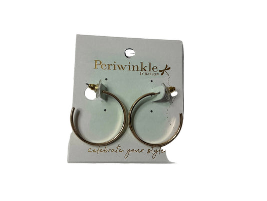 Polished Gold Hoops