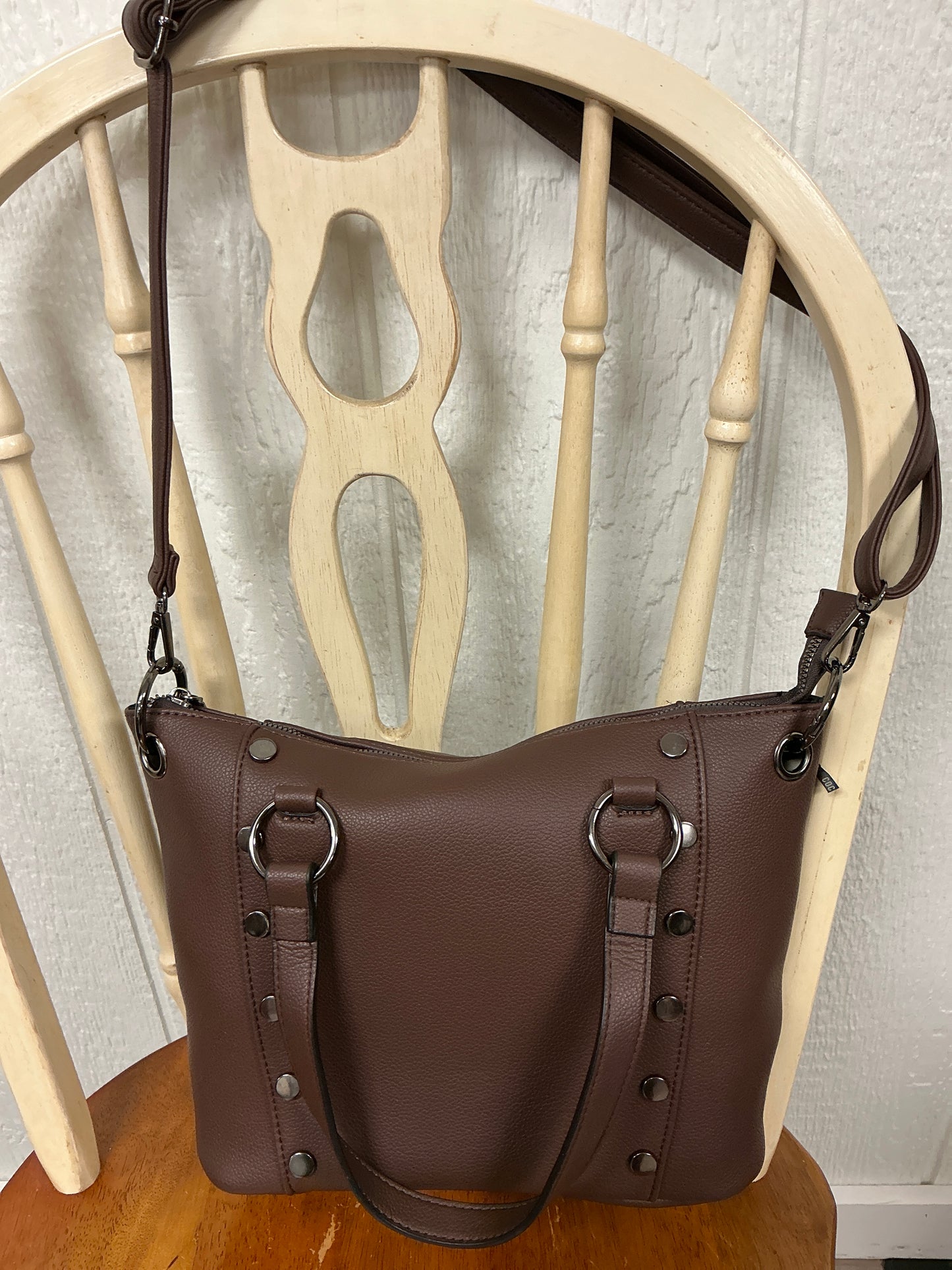 EVELYN STUDDED TOTE