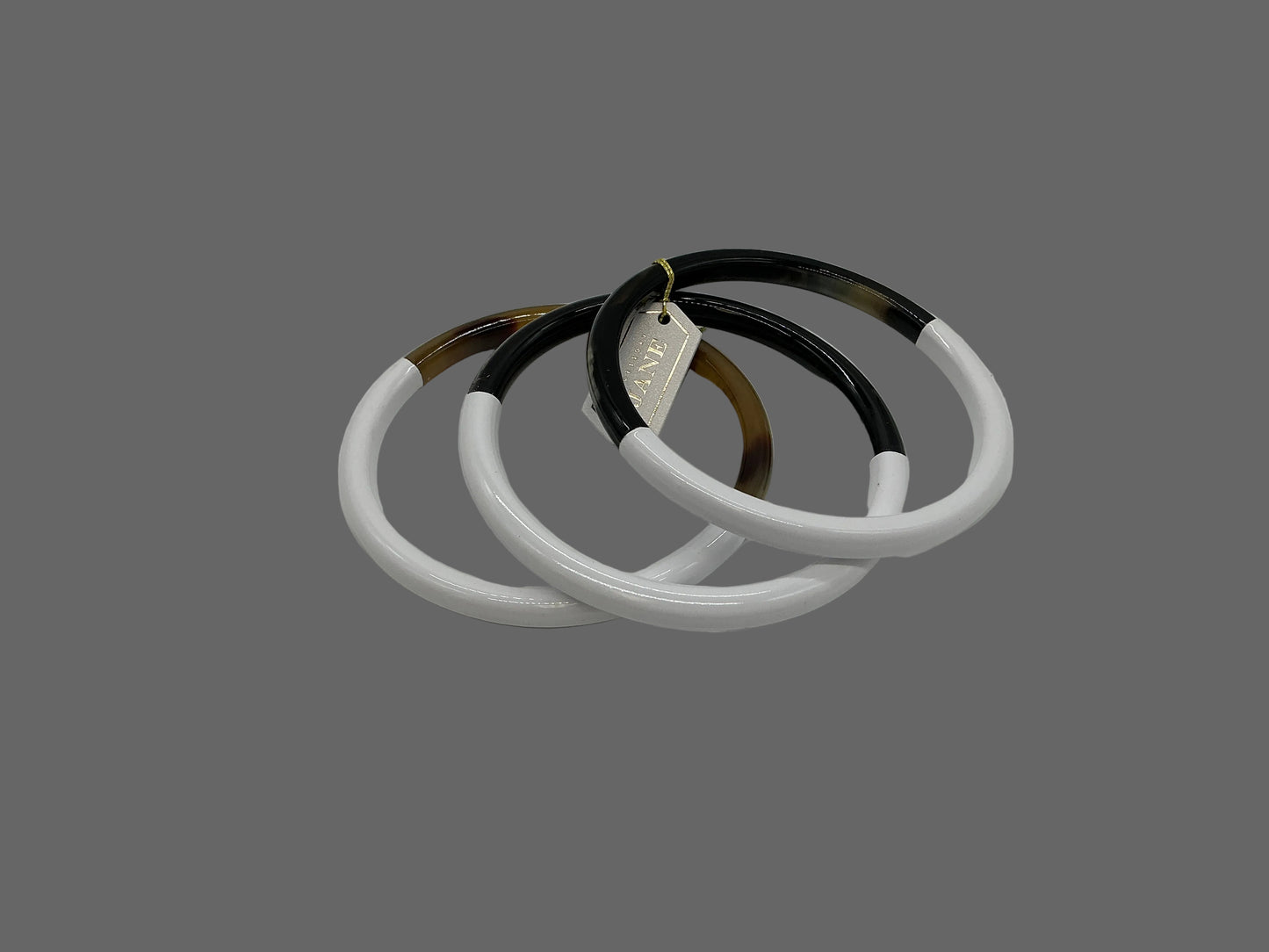 LACQUERED NATURAL BANGLE SET
