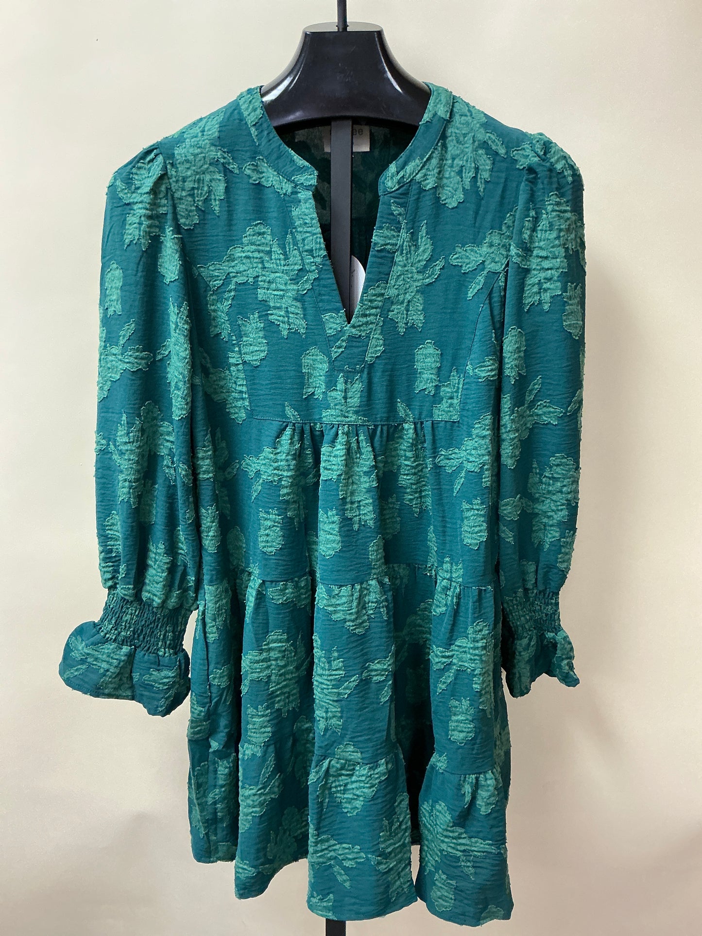 Hunter Green Tiered Dress