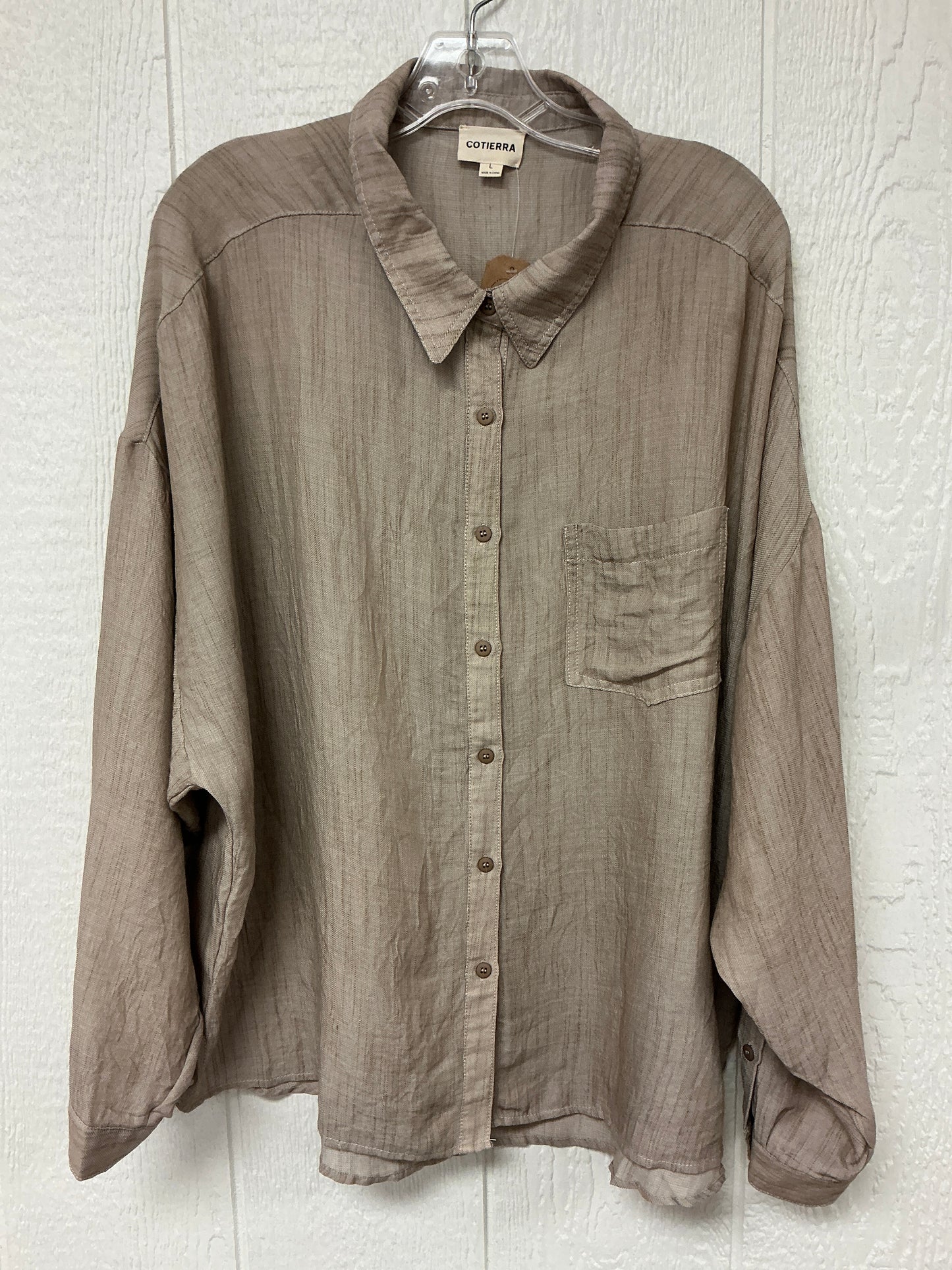 SOFT LINEN BLEND SHIRT