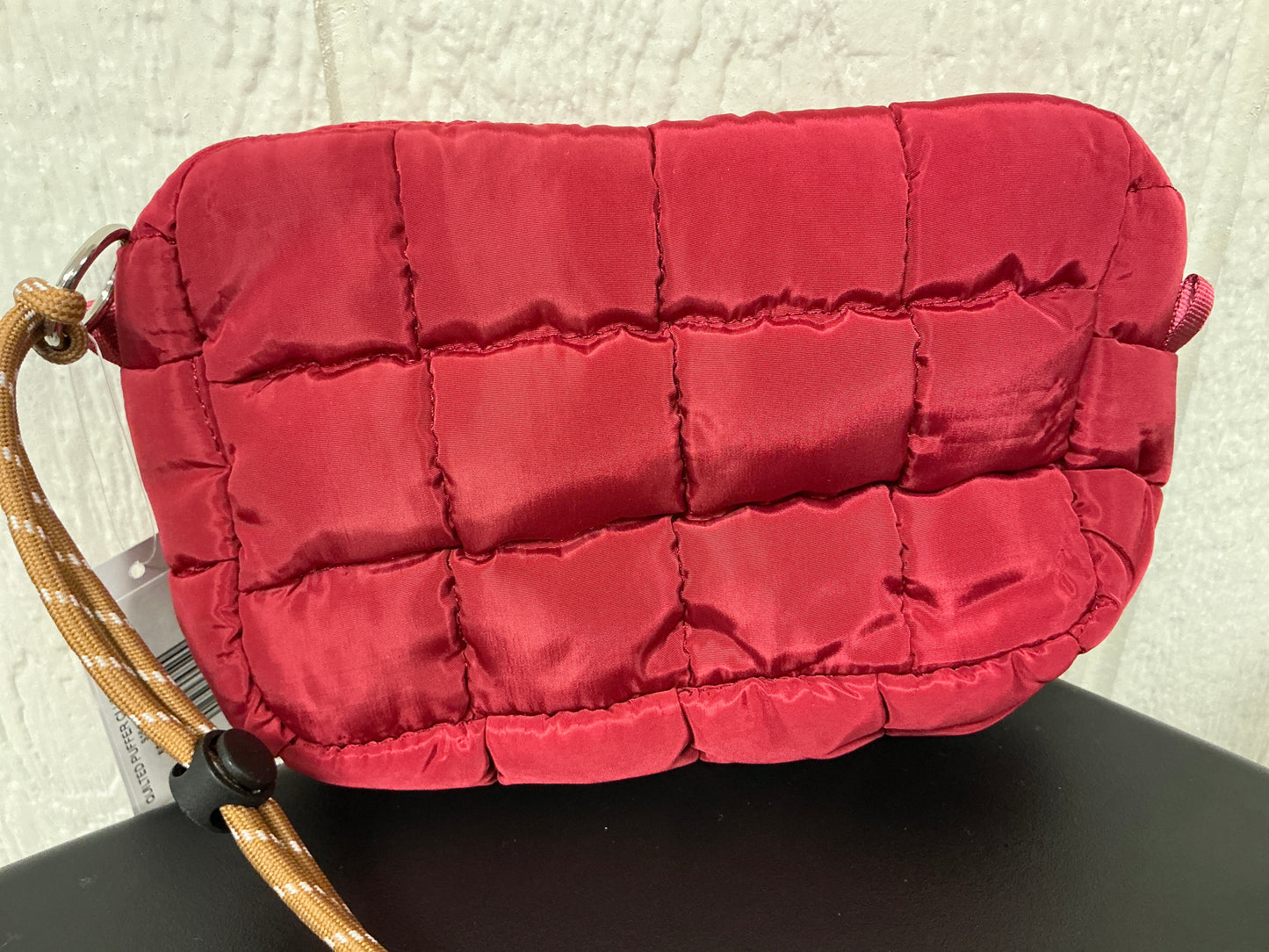 QUILTED PUFFER CLUTCH/POUCH