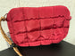 QUILTED PUFFER CLUTCH/POUCH