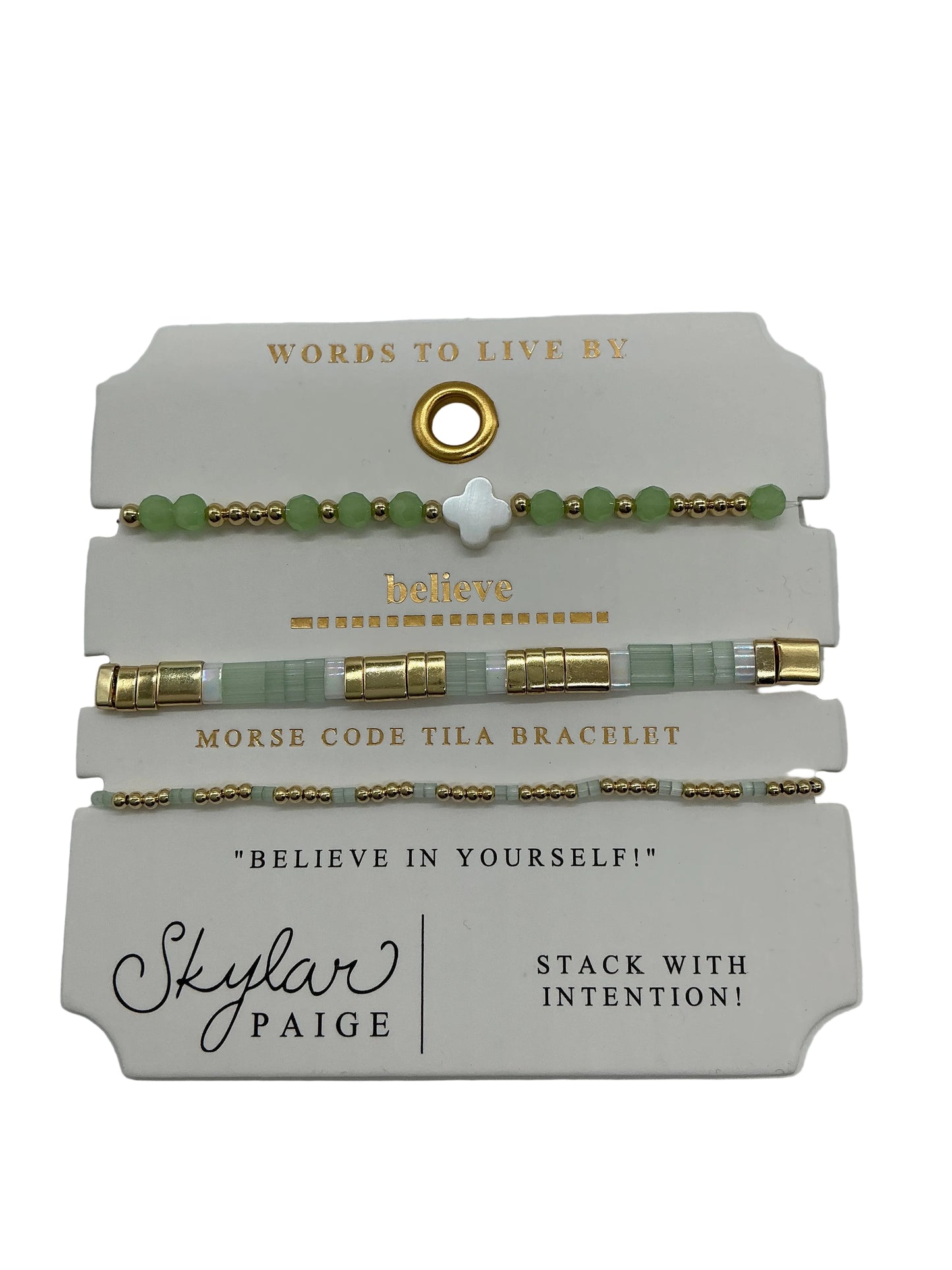 MORSE CODE-WEAR YOUR WORDS BRACELET