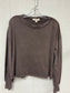 EXPRESSO PLEAT CUFF TOP