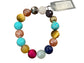 12MM GEMSTONE STRETCH BRAC