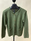 SHORT BUTTON UP SWEATER (W20508601