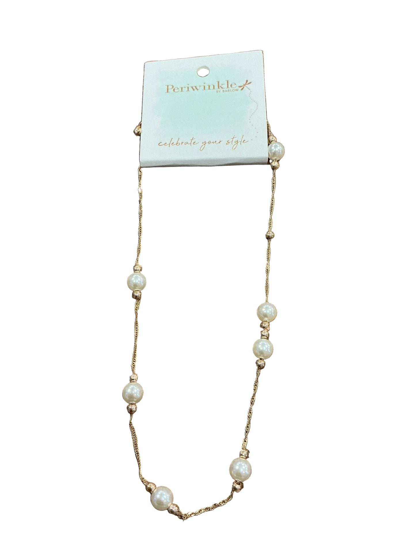 GOLD CHAIN & PEARL NCK (8151619