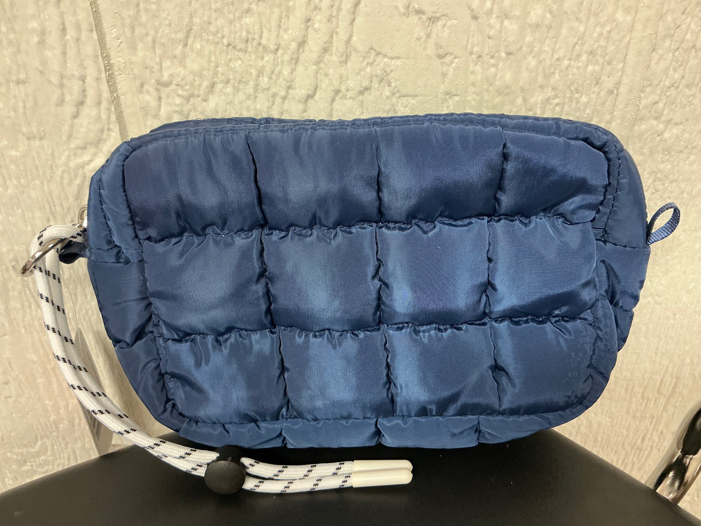 QUILTED PUFFER CLUTCH/POUCH